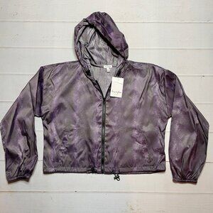 NWT - Love Fire - Women’s Purple Light Weight Rain Jacket - Size medium
